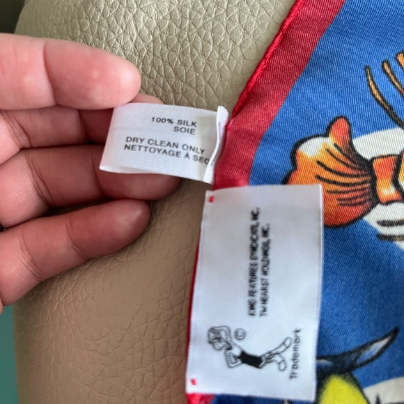 NWT - Authentic Moschino Silk Square Scarf (50cm x 50cm) - Picture 3 of 3